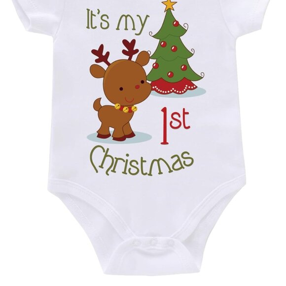 🔥3/$42 w FREE SHIPPING🔥 NWT Infant Baby Letter Print Romper Jumpsuit Outfits - Picture 8 of 8